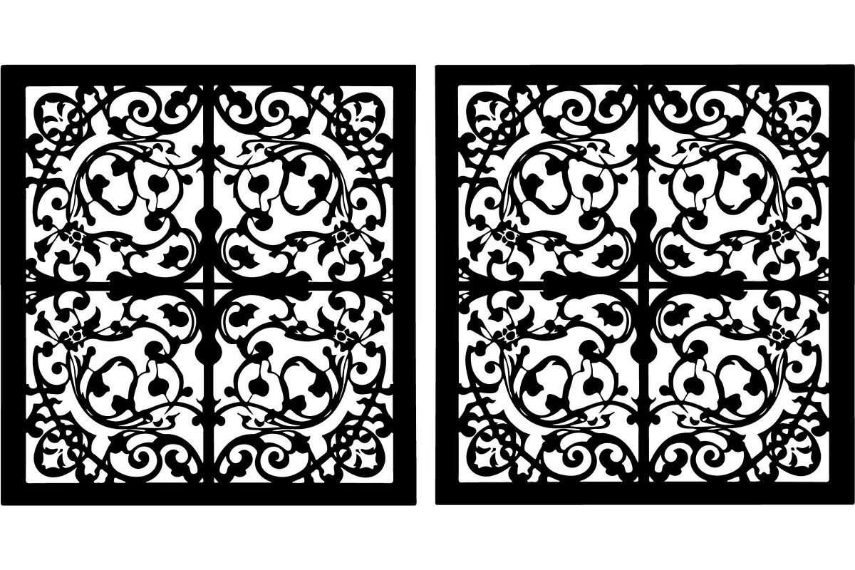 Vintage Scroll Gate Panel Bundle, a Decorative Illustration by Creativeshirt (Photo 19 of 20)