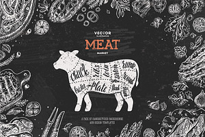 Meat Backgrounds & Design Templates