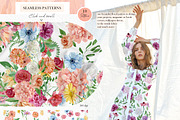 Flower head woman & Spring Floral, an Illustration by AnnaTkachi (Thumbnail 10 of 11)