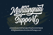 Hadnich - Modern Script, a Script Font by Arterfak Project (Thumbnail 9 of 16)