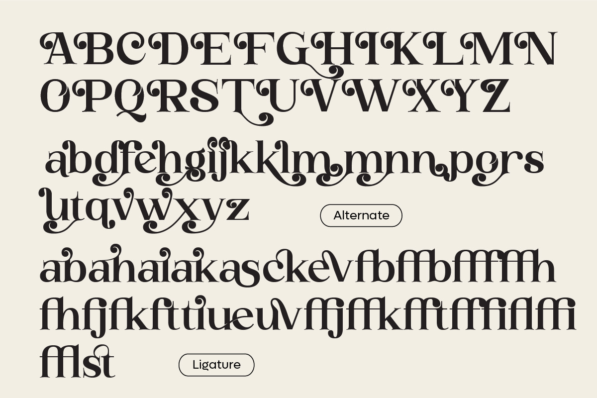 Yellow Club | Retro Serif, a Serif Font by ClevUs (Photo 8 of 10)
