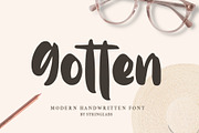 Gotten - Modern Handwritten Font, a Script Font by StringLabs (Thumbnail 1 of 6)