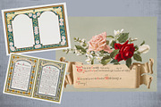 Antique Marriage Ephemera, a Texture Graphic by Blue Line Design (Thumbnail 6 of 11)