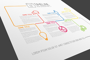 Timeline Vector Template