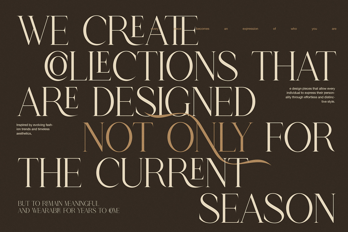 Kinaya Elegant Fashion Serif Font, a Serif Font by Graphicxell (Photo 4 of 8)