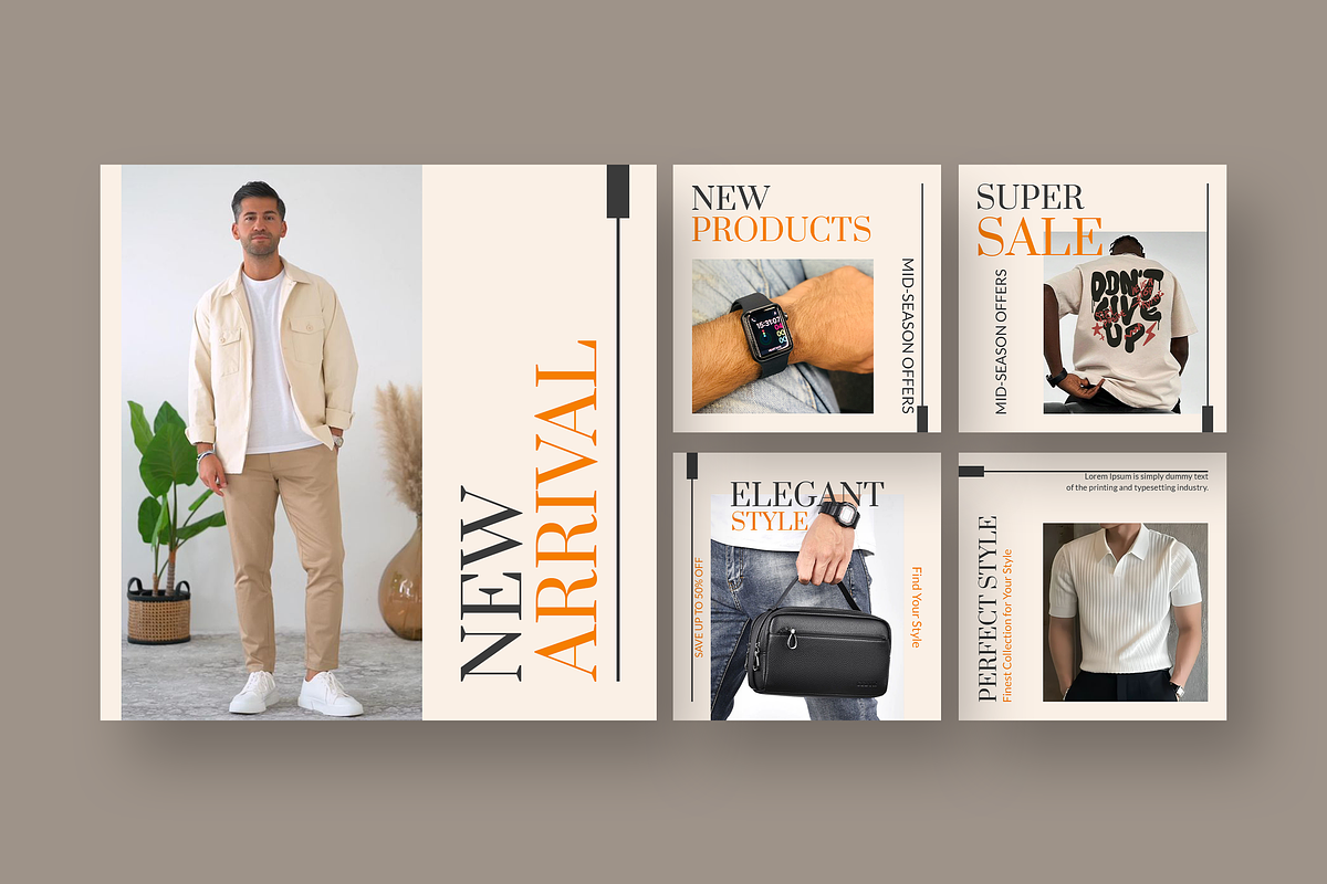 Fashion - Instagram Post Template, a Social Media Template by UnicodeID (Photo 1 of 4)