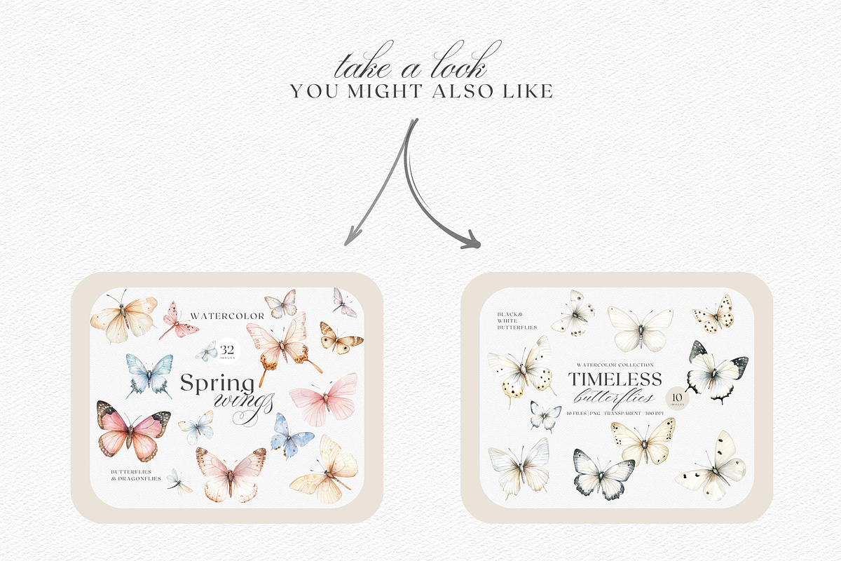 Butterflies Whimsical Spring, a Decorative Illustration by ThaismotaCreativeCo (Photo 6 of 7)
