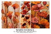 Warm Florals, a Decorative Illustration by Digital Art Creations (Thumbnail 3 of 7)