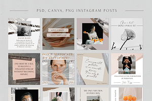 Canva Pollution Instagram Templates