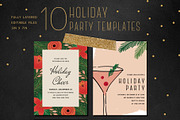 HOLIDAY PARTY TEMPLATES, an Invitation Template by Pixejoo (Thumbnail 6 of 6)