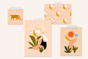 Moon Tiger Playful Graphics Bundle, an Illustration by Katerina Osa (Thumbnail 3 of 13)