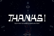 Gomborg - Techno Font, a Sans Serif Font by Iqsiart Studio (Thumbnail 3 of 6)