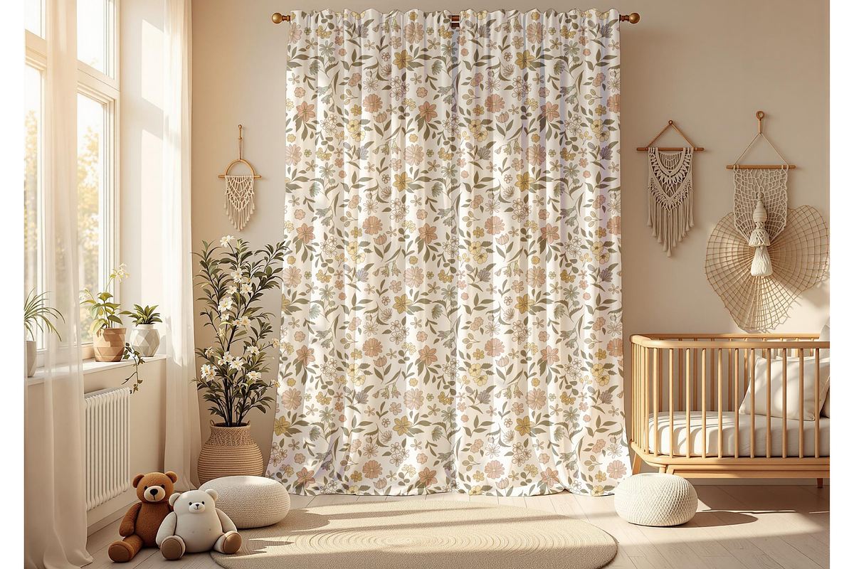 Cottage Blossoms Seamless Pattern, a Pattern Graphic by OwlAndFern (Photo 13 of 15)