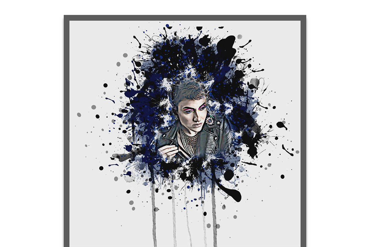 Abstract Ink Effect Photoshop Action, an Action Add-On by Studio Retouch (Photo 3 of 12)