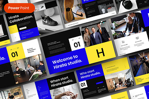 Hirata – Business PowerPoint, a Presentation Template by Dens Creative Studio