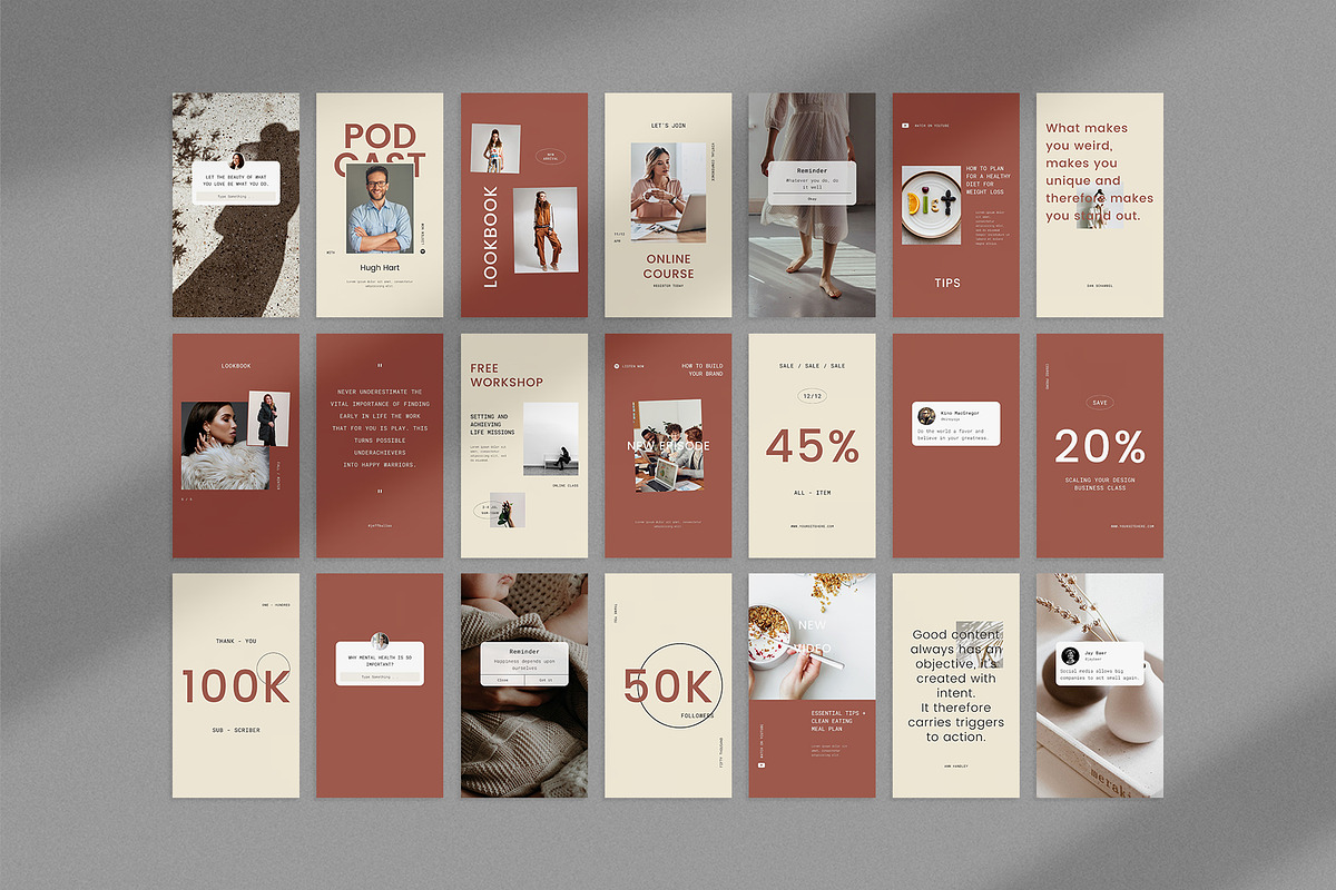 Influencer Instagram Pack | PS CANVA, a Social Media Template by Visuel Colonie® (Photo 17 of 18)