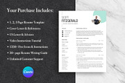 Clean Resume Template Pack | Canva, a Resume Template by Lux Resume (Thumbnail 8 of 9)