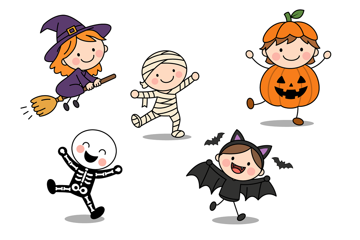 Halloween Characters Collection, a Seasonal Illustration by Artpon Illustration (Photo 1 of 3)