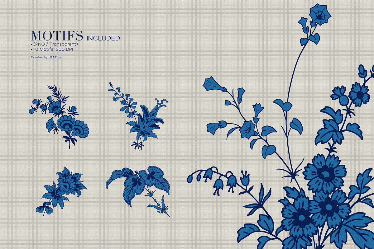 Traditional Royal Delft Prints, a Pattern Graphic by LEAFure (Photo 8 of 10)
