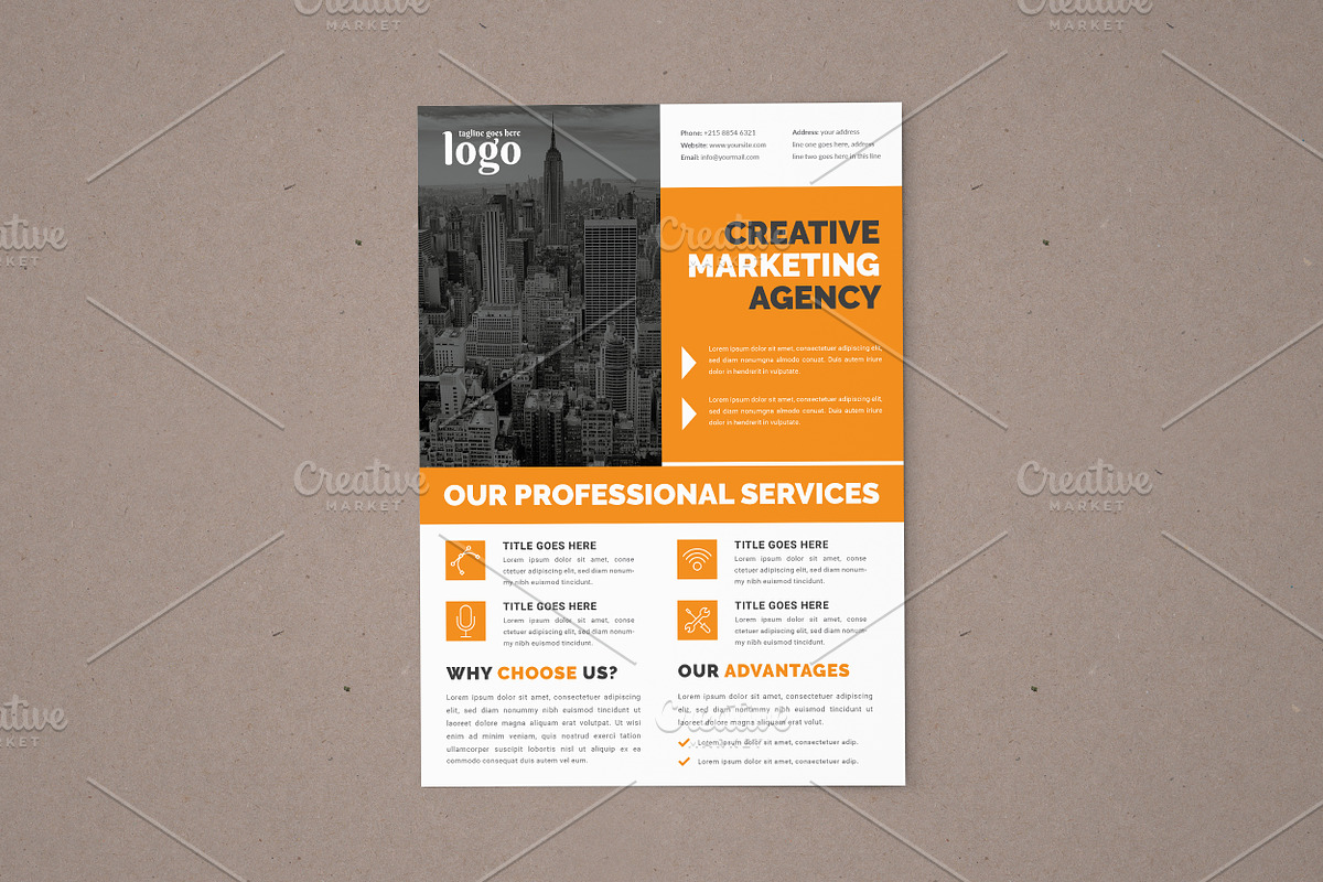 Flyer Template, a Flyer Template by Alice_s (Photo 10 of 10)
