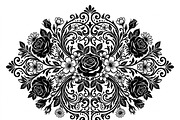50 Elegant Floral Ornate Silhouette, a Decorative Illustration by Amazin_art (Thumbnail 9 of 30)