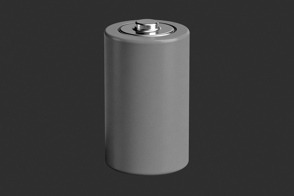D Type Battery Mockup, a Product Mockup by Design Squad (Photo 3 of 4)