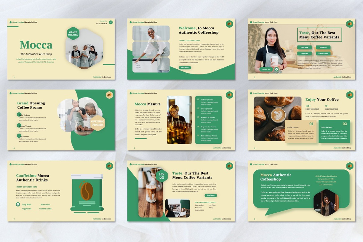 Mocca - Coffee Shop Keynote, a Presentation Template by Dhabee (Photo 3 of 8)