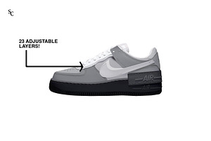 Nike Air Force 1 Shadow PS Mockup