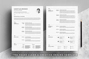 Minimal Resume Template 4 Pages, a Resume Template by White Graphic (Thumbnail 2 of 9)