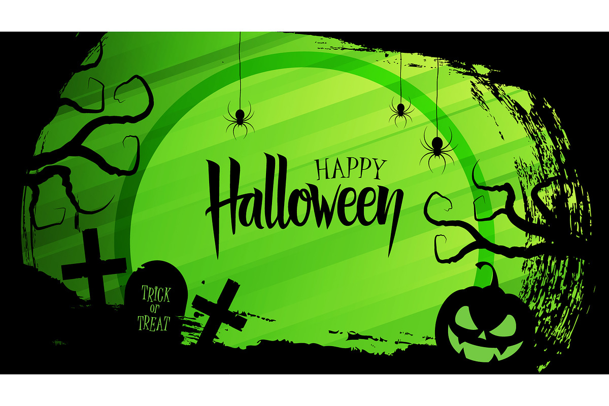 Halloween Set, a Seasonal Illustration by Finevector (Photo 2 of 5)