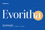 Evoritha, a Serif Font by Propertype (Thumbnail 16 of 16)