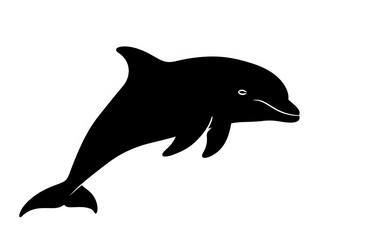 Dolphin Jumping Silhouette Vector, an Illustration by Designs_River (Photo 10 of 51)