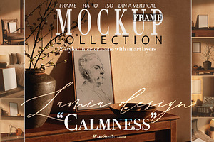 Calmness room Frame Mockups Vertical