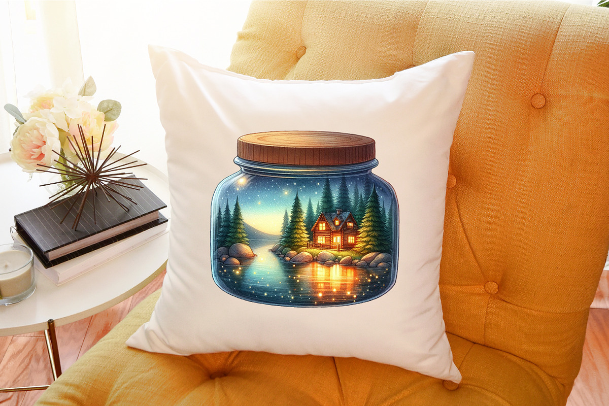 Summer View in Jar Sublimation, an Illustration by Sublimation Artist (Photo 6 of 6)