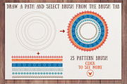2.Tribal patterns, brushes and cards, a Pattern Graphic by SwetTS (Thumbnail 5 of 6)