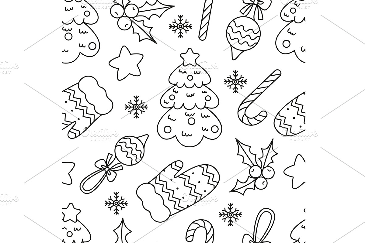 New year coloring background, an Object Illustration by Valerie Bodnar