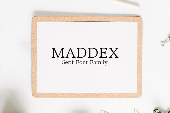 Maddex Serif 3 Font Family preview 6