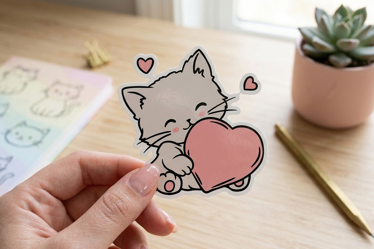Cute Cozy Cats Clipart, an Animal Illustration by Watercolor dreams (Photo 3 of 3)