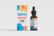 Dropper Bottle and Box Mockup 6 PSD, an Advertising Mockup by GraphicVil (Thumbnail 4 of 9)