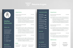 Resume Template 2 Page Budapest