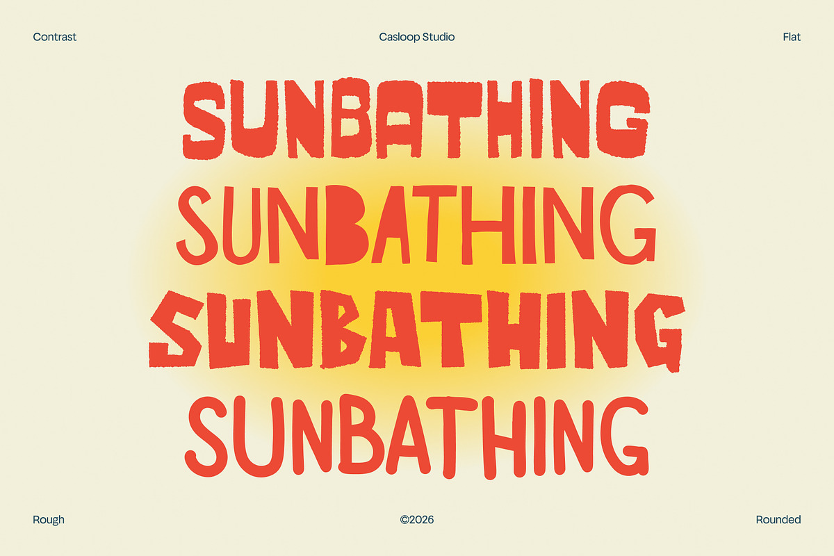 Net Blaarr – Retro Display Typeface, a Sans Serif Font by Casloop Studio (Photo 8 of 10)