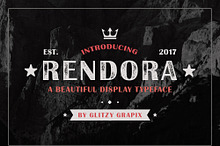Rendora - Vintage Stamp Sans Serif
