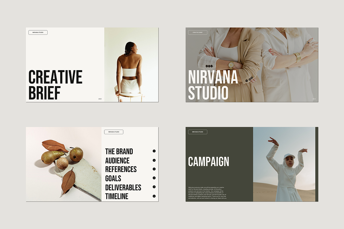 Nirvana Creative Brief - Power Point, a Presentation Template by Sixtemp (Photo 3 of 7)
