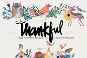 Thankful Watercolors, an Illustration by iHeartStudio (Thumbnail 1 of 3)