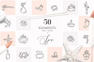 SPA & WELLNESS GRAPHIC COLLECTION