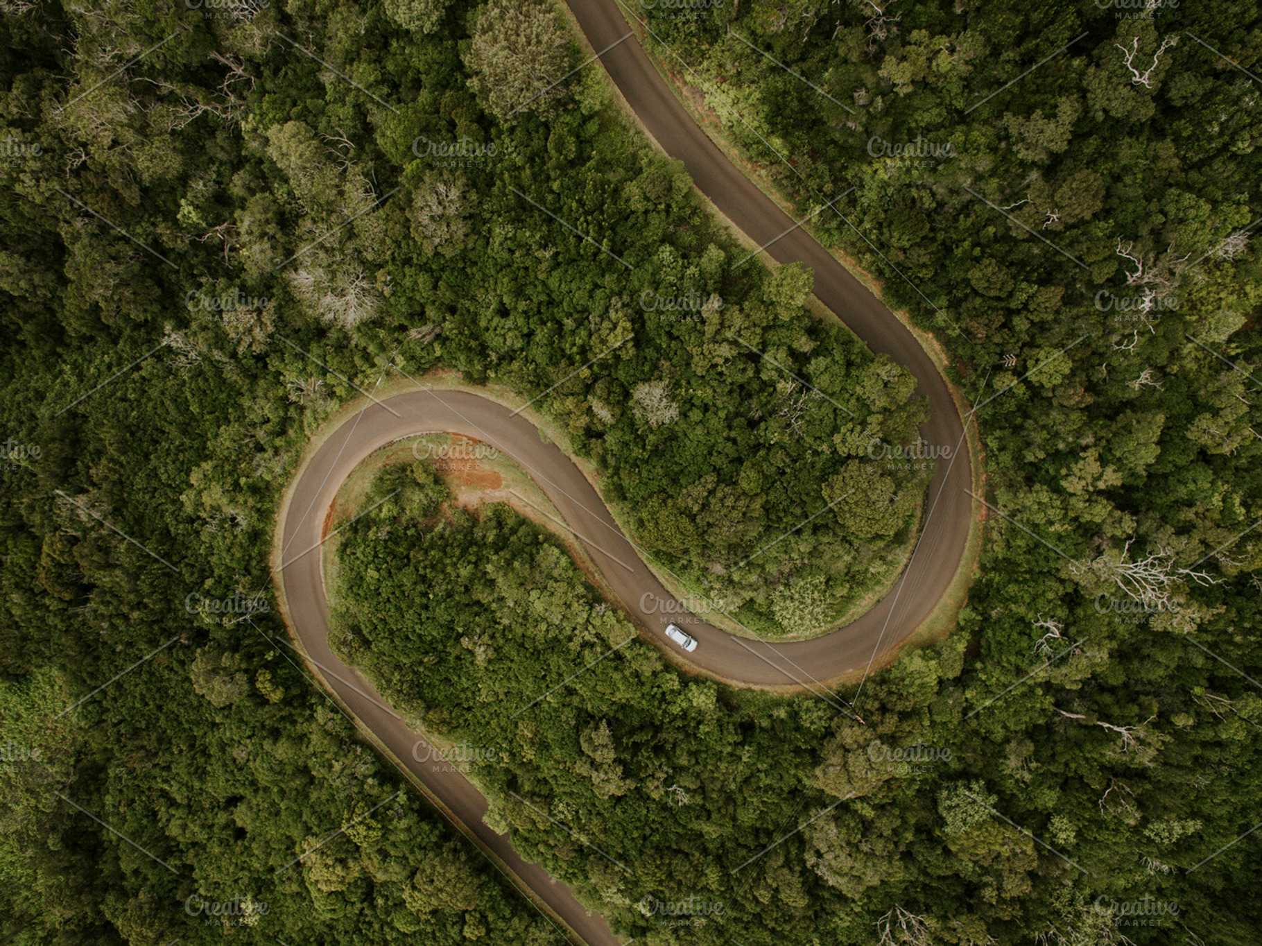 Aerial View of Windy Road, a Transportation Photo by Heart Visuals