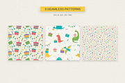 Birthday Dinosaur Collection, an Animal Illustration by Irina Ostapenko (Thumbnail 2 of 6)