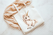 Neutral Unicorn Clipart, an Illustration by Watercolor design (Thumbnail 7 of 12)