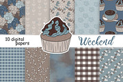 Weekend Pattern, a Pattern Graphic by GlamArtZhanna (Thumbnail 3 of 3)