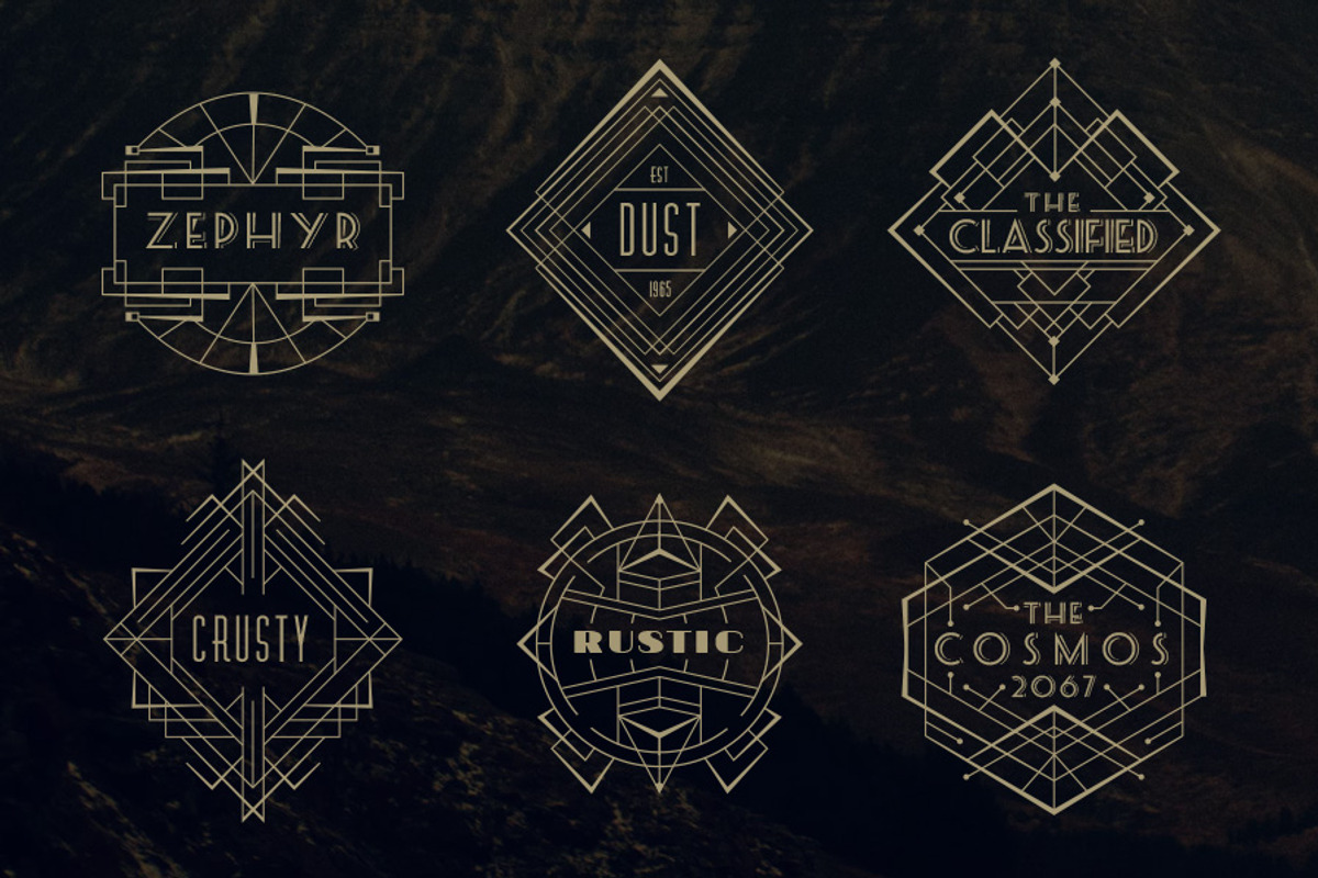 24 Art Deco Badges, a Branding & Logo Template by Tugcu Design Co. (Photo 3 of 5)